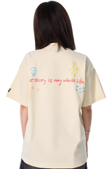 AFGK Cartoon Angel Series Towel Embroidery Tee