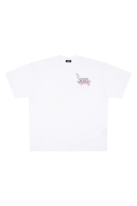 AFGK Peach Blossom Embroidery Tee