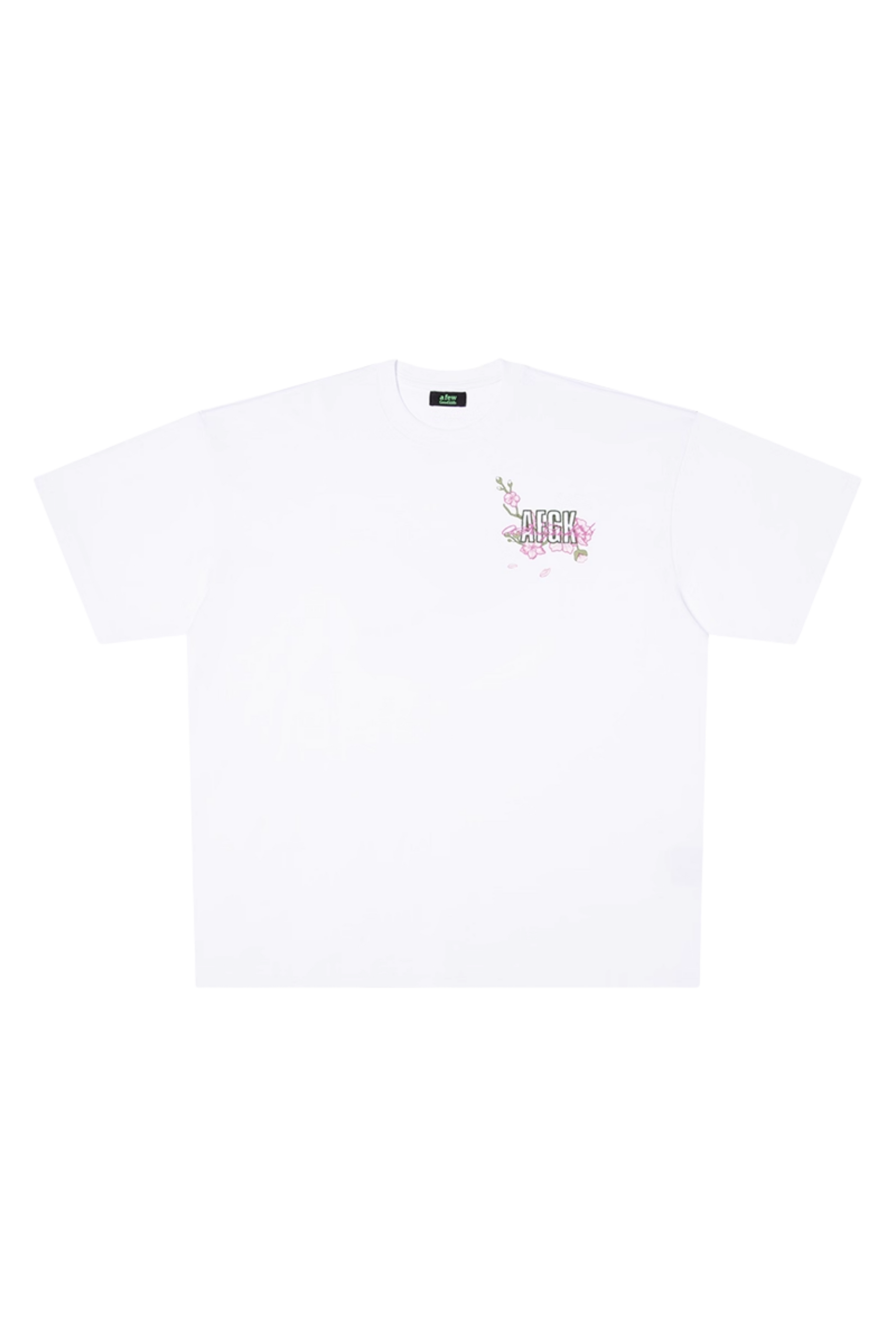 AFGK Peach Blossom Embroidery Tee