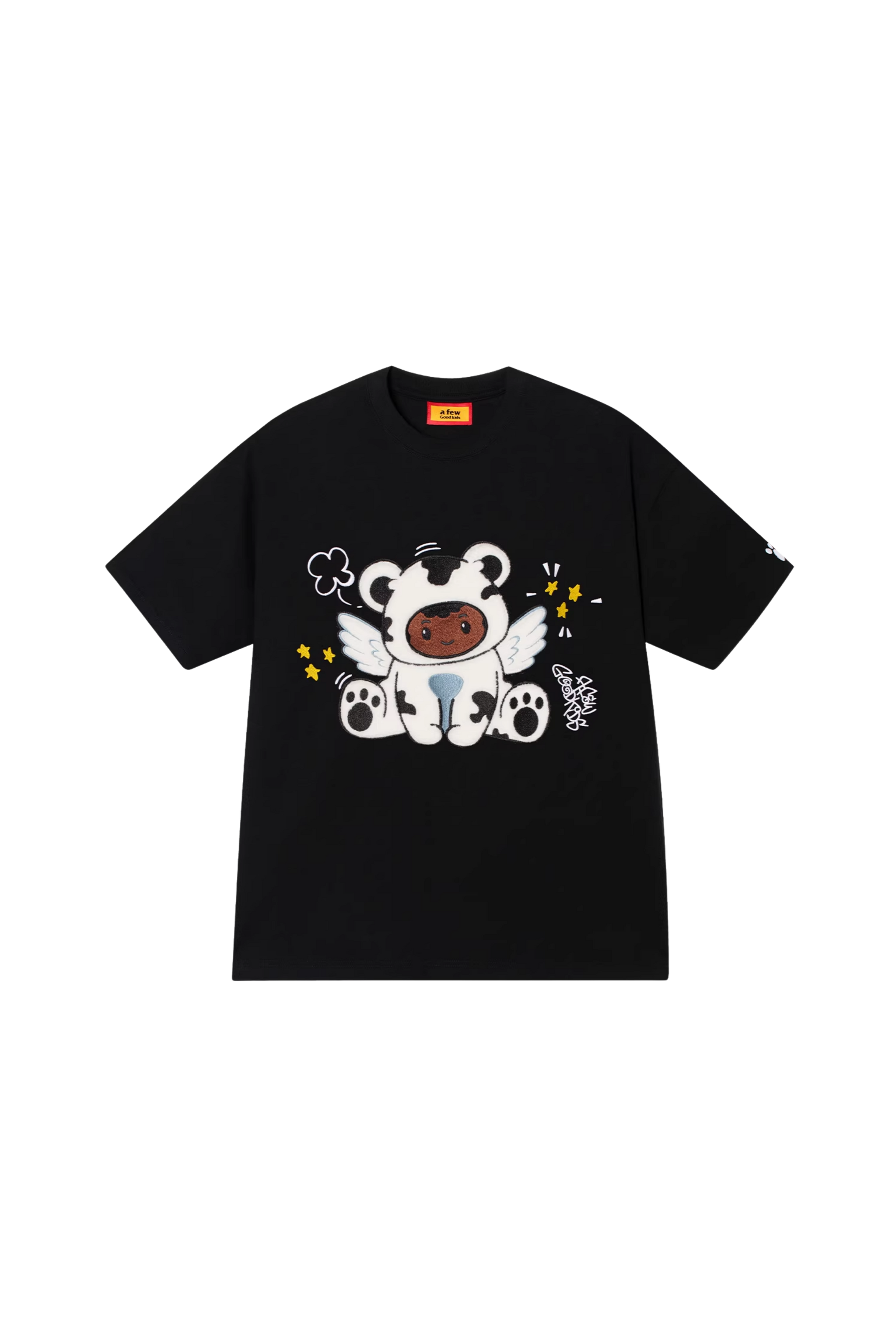 AFGK Cartoon Angel Series Towel Embroidery Tee