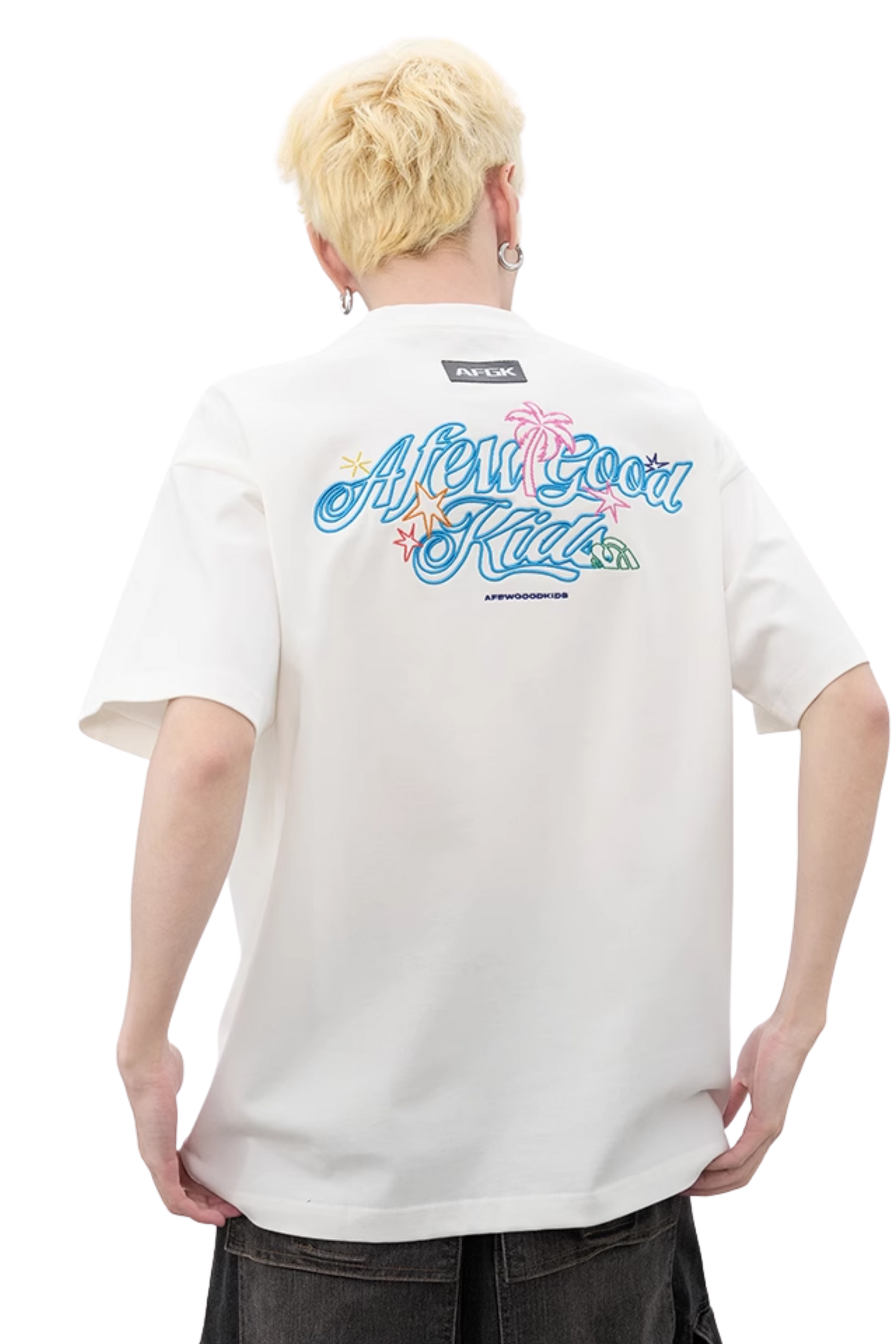 AFGK Coconut Tree Embroidery Tee