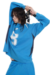 Masonprince No. 8 Jersey Style Cotton Long Sleeve Tee