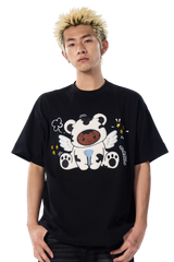 AFGK Cartoon Angel Series Towel Embroidery Tee