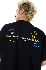 AFGK Cartoon Angel Series Towel Embroidery Tee