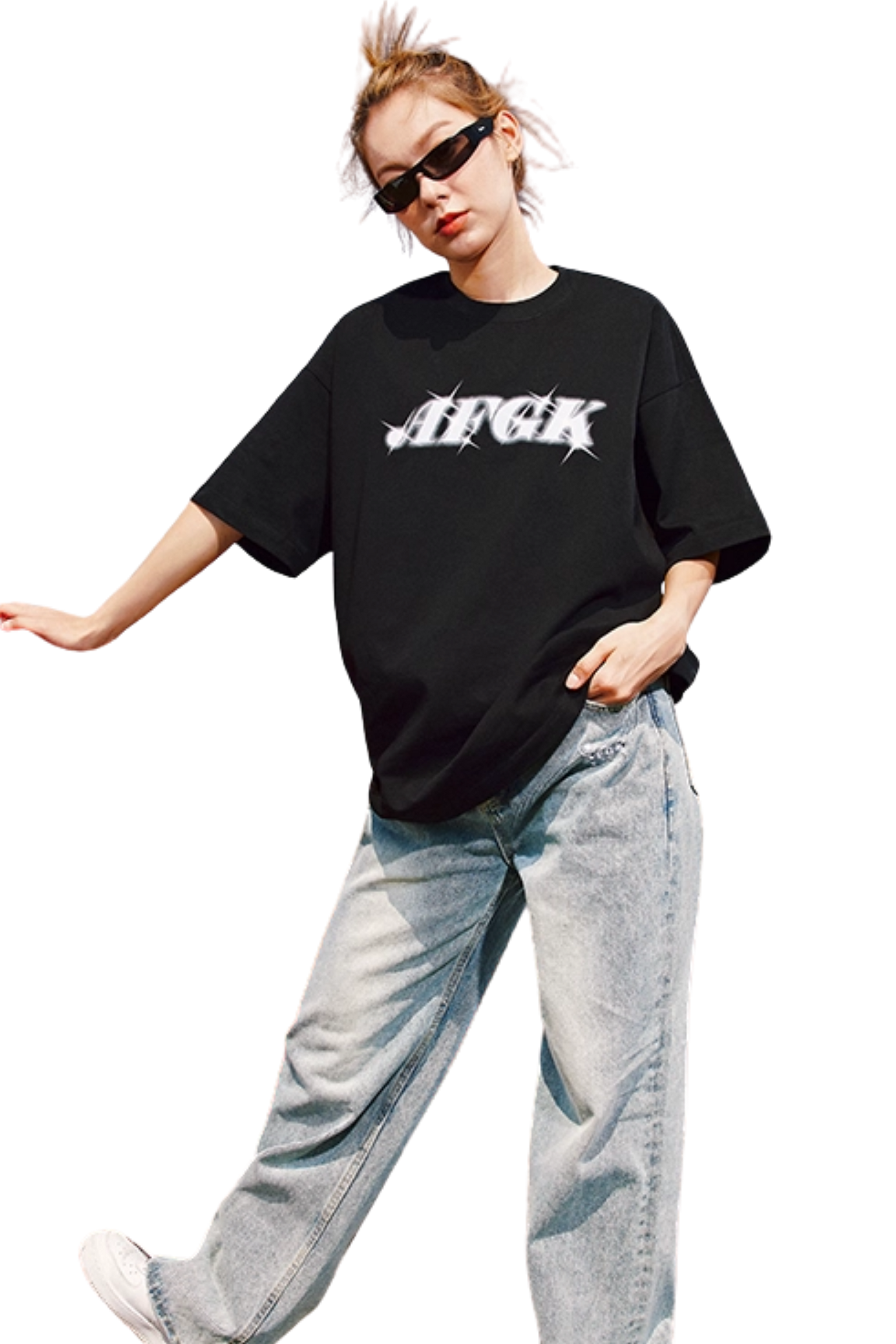 AFGK Star Flash Print Tee