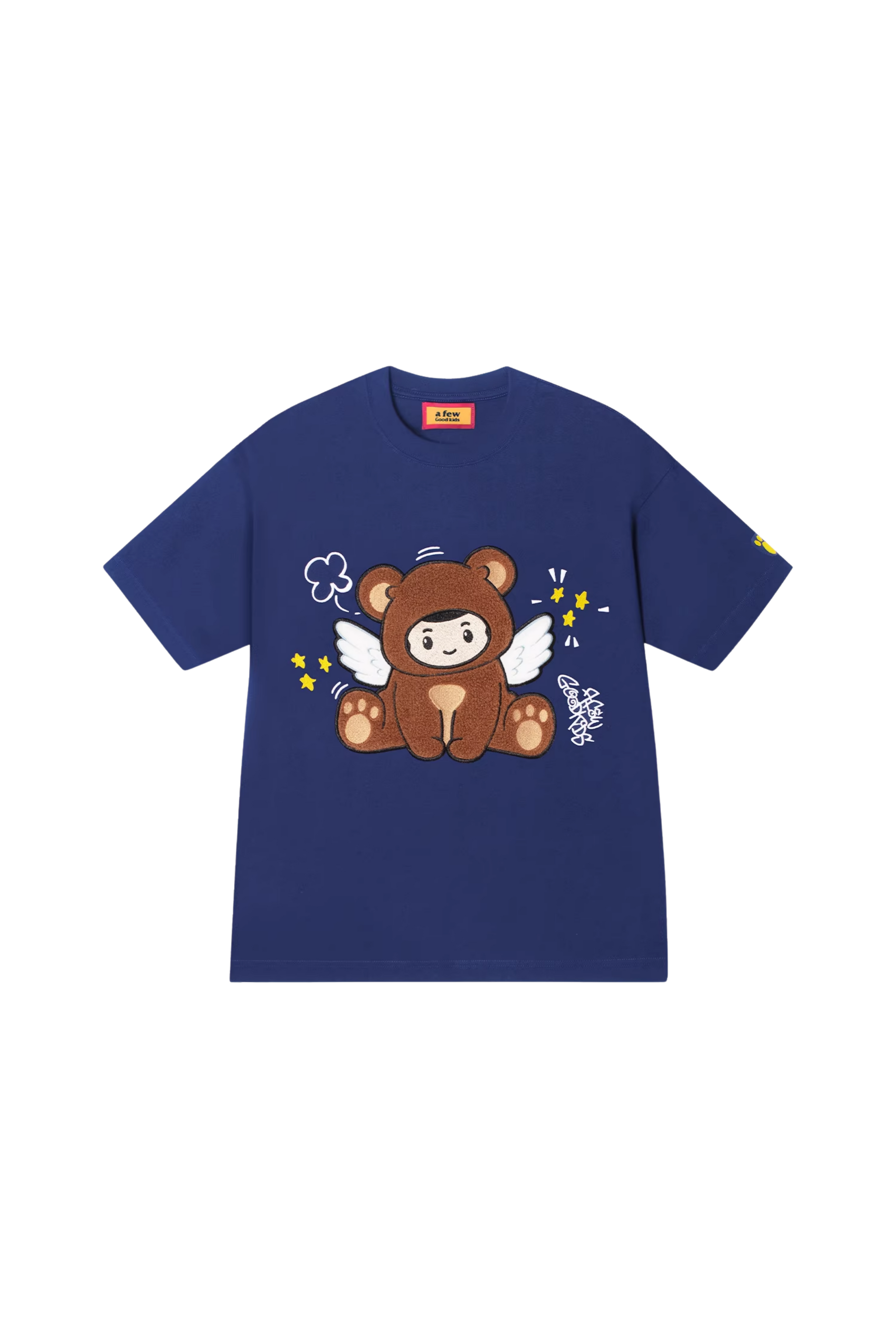 AFGK Cartoon Angel Series Towel Embroidery Tee