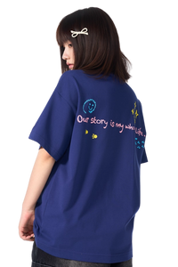 AFGK Cartoon Angel Series Towel Embroidery Tee