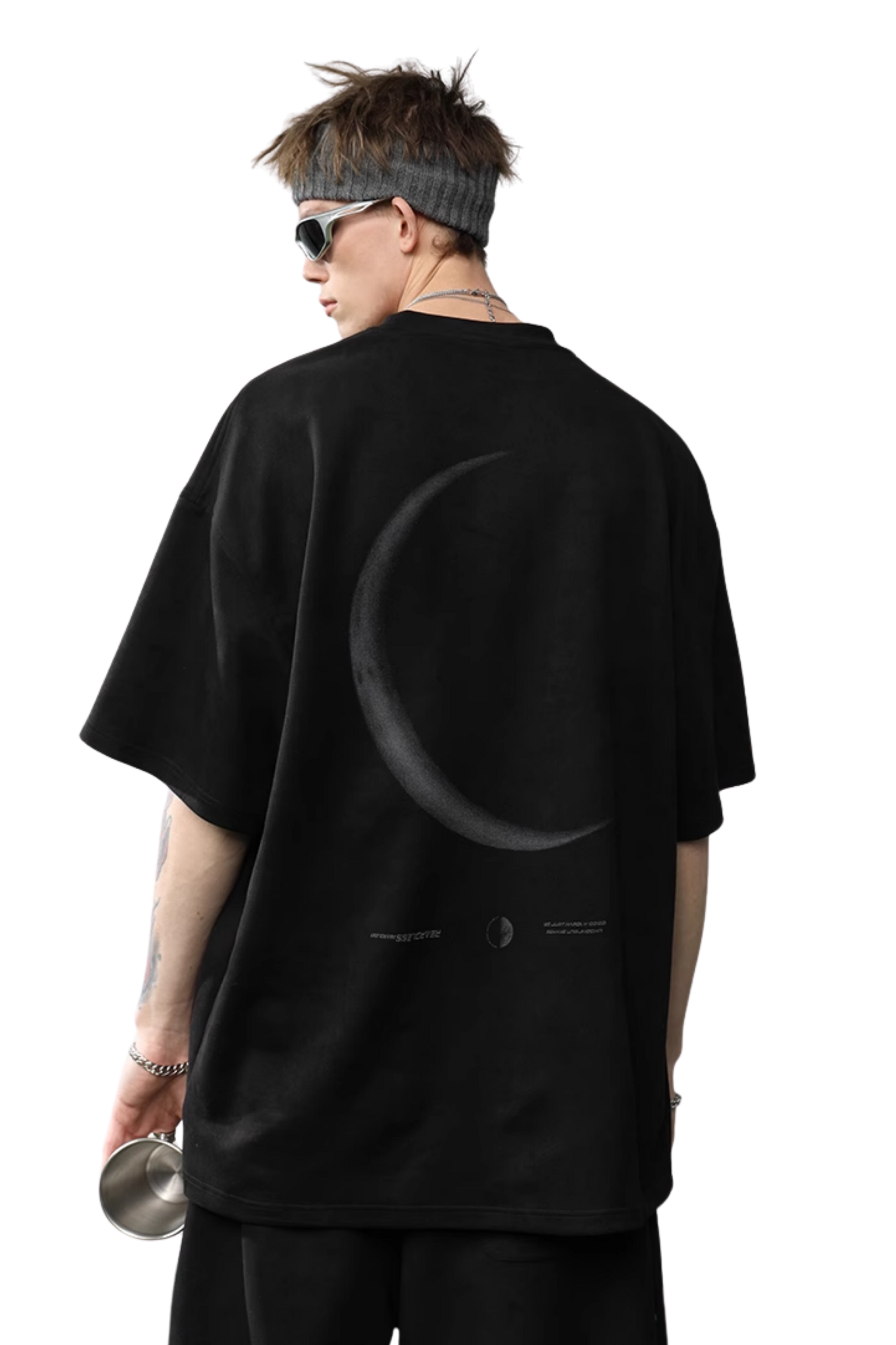 BJHG 3M Reflective Crescent Moon Tee