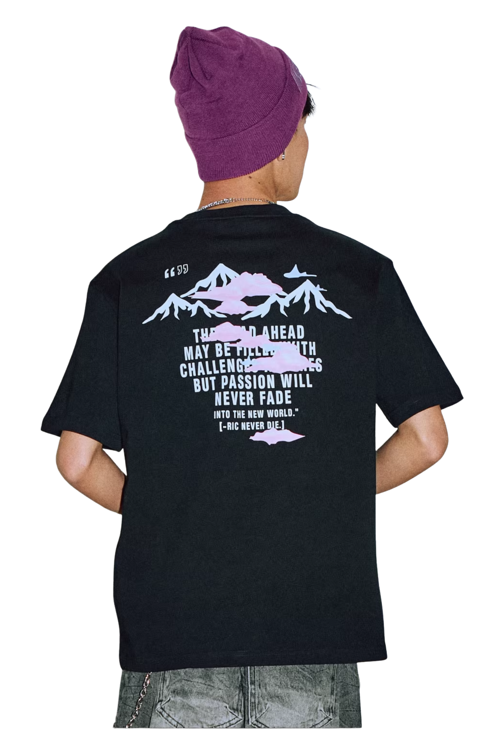 RIC Snow Mountain Pink Cloud Tee