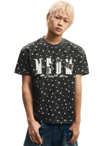 MEDM Camo Leopard Star Patch Logo Tee