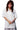 MEDM Color Block Letter Embroidery Linen Unisex Shirt