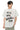 AFGK Graffiti Blurry Font Tee Unisex Summer Couple Casual T-shirt