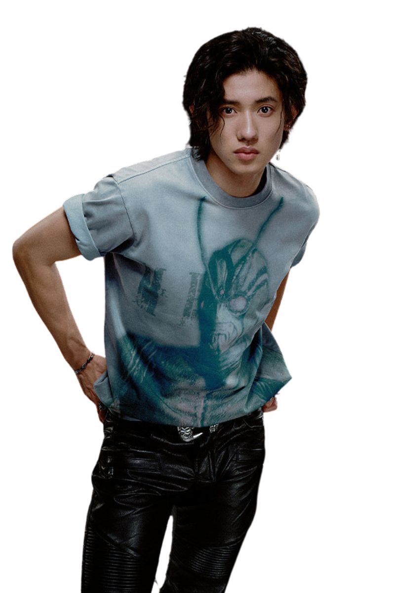 MEDM X Kamen Rider True Self Vintage Washed Tee