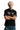 MEDM Leather Leopard Patch Big Logo Oversized Couple Tee