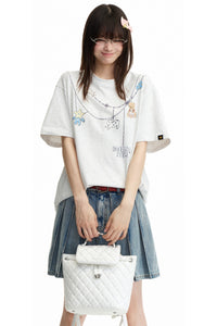 Dangerouspeople DSP Doll Necklace Print Sorona Short Sleeve Tee