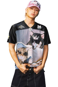 MEDM x YAD Healing Pet Photo Print Vintage Couple Jersey Tee