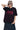 MEDM Casual Loose Fit Appliqué Logo Crew Neck Unisex Tee