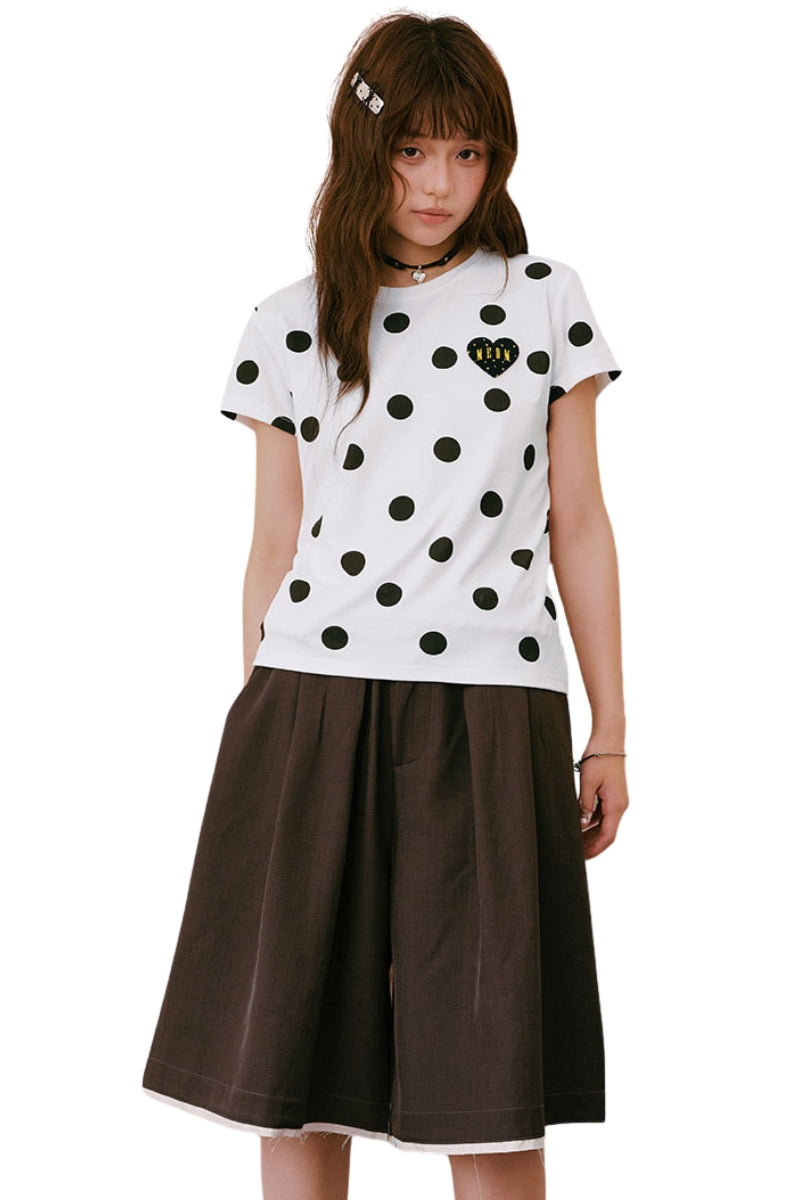 MEDM Rugby Logo Vintage Loose Couple T-Shirt