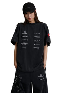 MASONPRINCE Sponsor Red Label Moto Series Cotton Team T-Shirt
