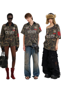 Masonprince  Camouflage Inclusive Knitted Top