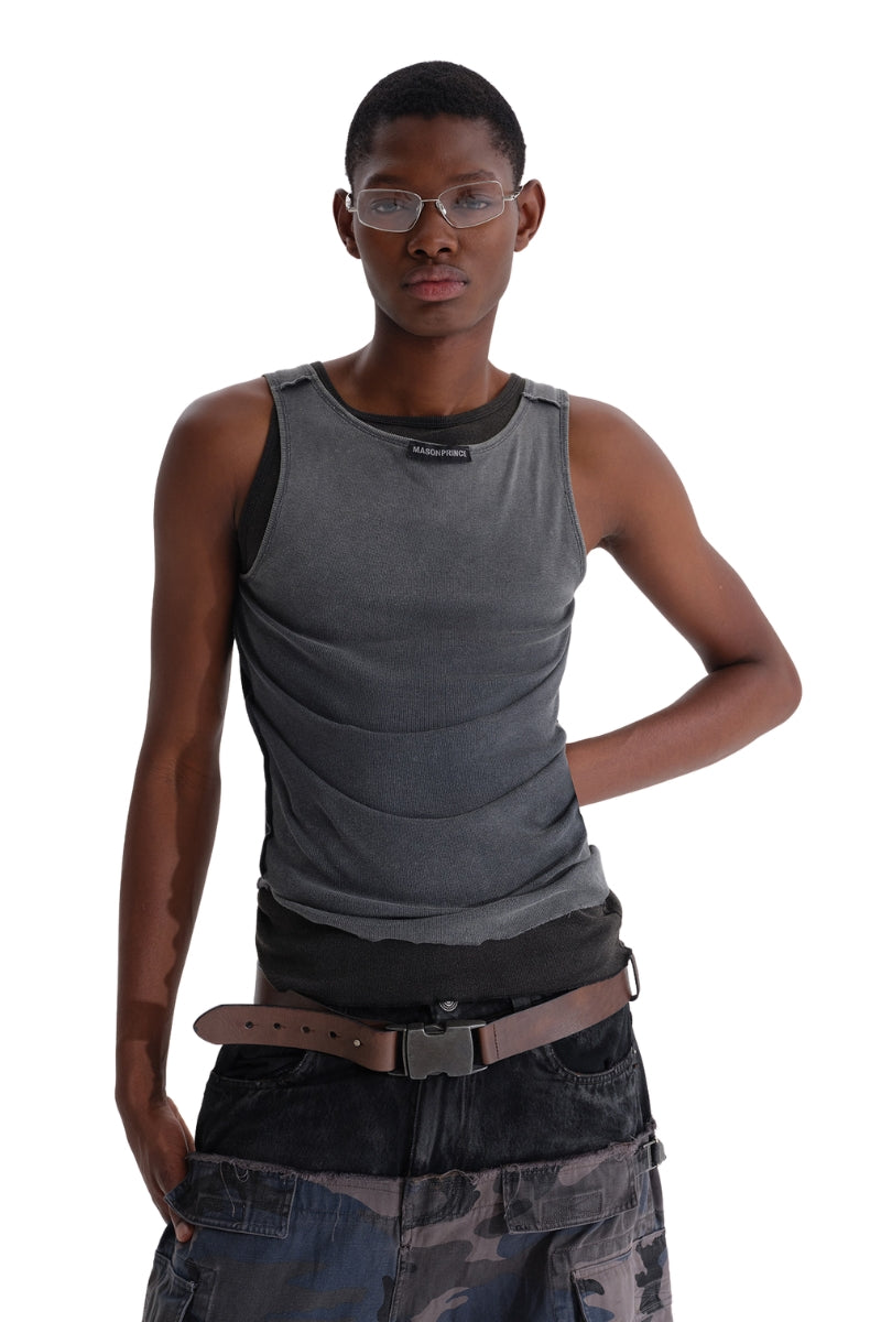 MASONPRINCE | Minimal Vintage Washed Men Tank Top