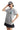 MEDM 3D Butterfly Magnolia Embroidered Oversized Couple Crew Neck T-Shirt