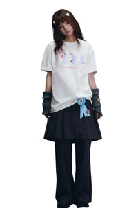 MEDM x Iria's Mailbox Sky Crack Glitter Logo Tee