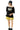 MEDM Slant Shoulder Graffiti Print Casual Women T-shirt