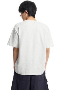 Dangerouspeople DSP Colorful Wave Embroidery 100% Cotton Loose Tee