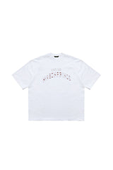 MASONPRINCE | Color Contrast Distressed Patchwork Embroidery Tee
