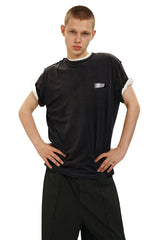 MASONPRINCE Double Collar Hemp Cotton Tee