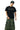 MEDM Camo Print Patch Embroidery Slub Cotton Crew Neck Tee