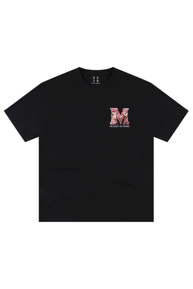 MEDM Rose Gem Floral Print Streetwear Unisex Tee