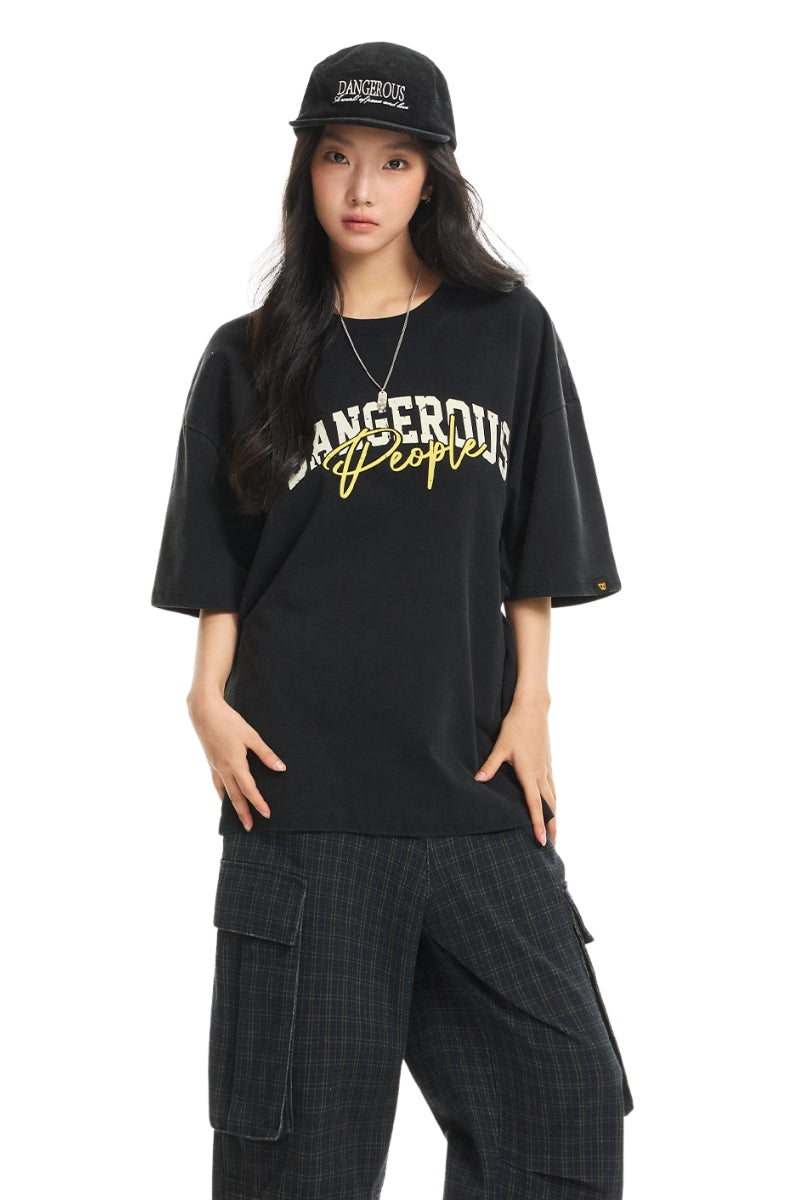 Dangerouspeople DSP Vintage Washed 100% Cotton Print Tee