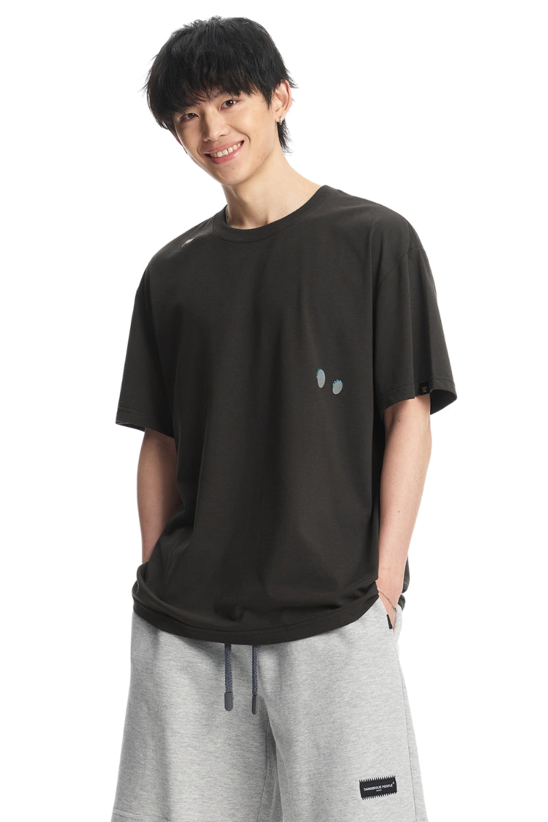 Dangerouspeople DSP Reflective Mint‑Vibe Sorona Sports Loose Tee