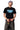 MEDM Sequin Beaded Letter Unisex Loose Short Sleeve Tee