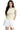 Dangerouspeople DSP Stretch Knit Embroidered Dog Slim Waist Fitted Tee