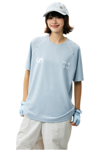 MEDM Contour Line Letter Print Tee