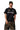 MEDM Denim Patch Embroidery Washed Tee
