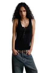 MASONPRINCE Tencel Linen Cotton Slit Henry Vest Sheer Texture