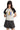 DangerousPeople｜Fun Letter Print Color‑Block Raglan Cotton T‑Shirt