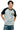 MEDM Contrast Raglan Leopard Leather Patch Vintage Tee