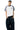 MEDM Stripe Raglan Embroidered Logo Loose T-shirt Men