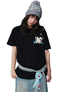 MEDM x NEWMASUS Back-to-Back Letter Couple Tee