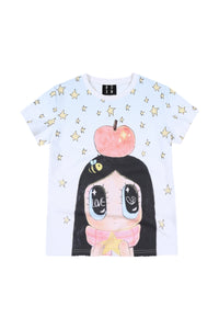 MEDM x Iria Mailbox Star Snow Lady Print Women Tee