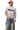 MEDM Leather Star Camo Dot Patch Embroidery Men Heavyweight T-Shirt