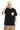 DangerousPeople DSP Color‑Block Imitation‑Embroidery Print Cotton Tee