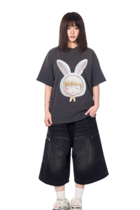 AFGK Cartoon Angel Series 3D Washed Tee