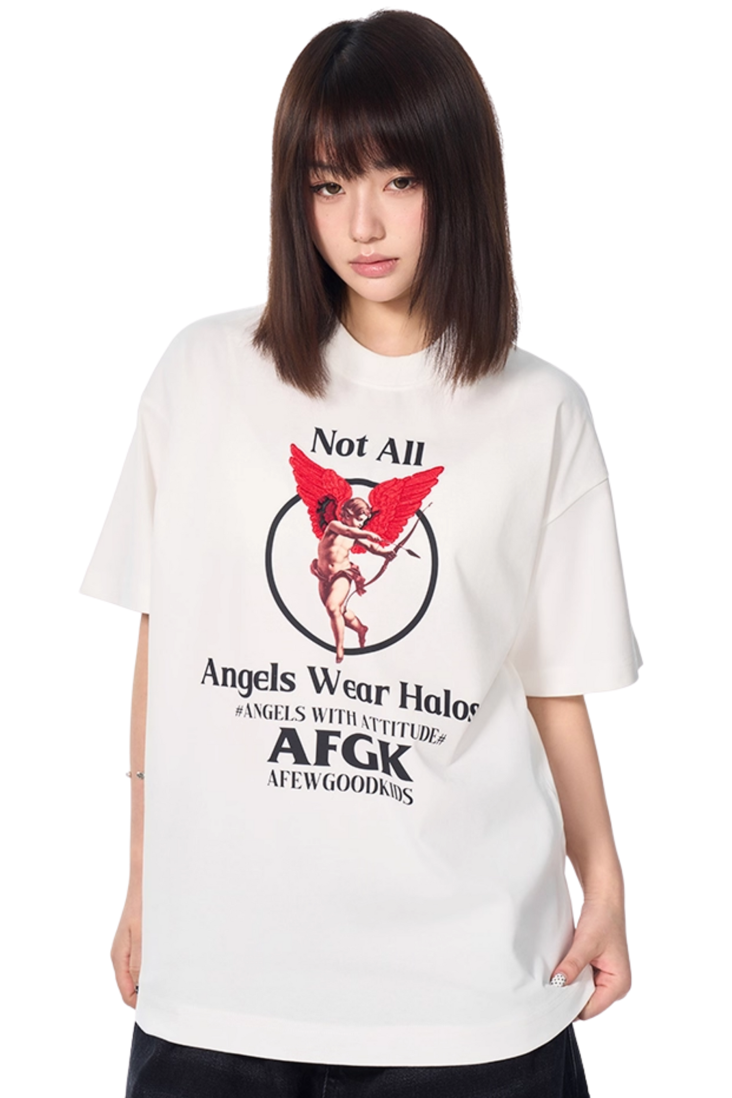 AFGK Archery Angel Embroidery Tee