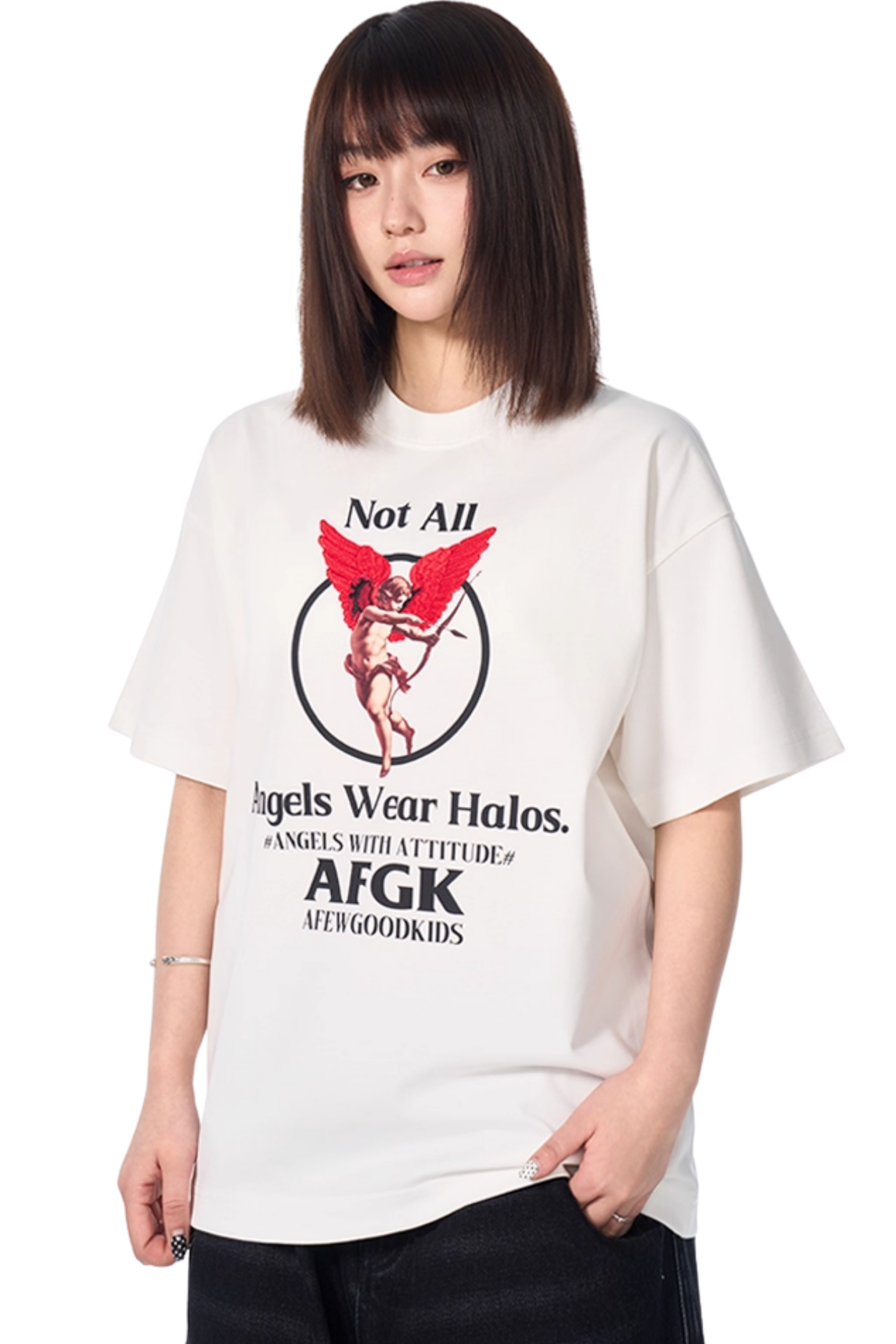 AFGK Archery Angel Embroidery Tee